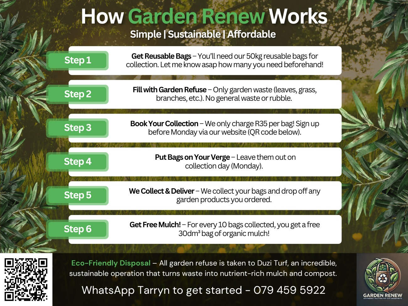 Garden Renew Steps